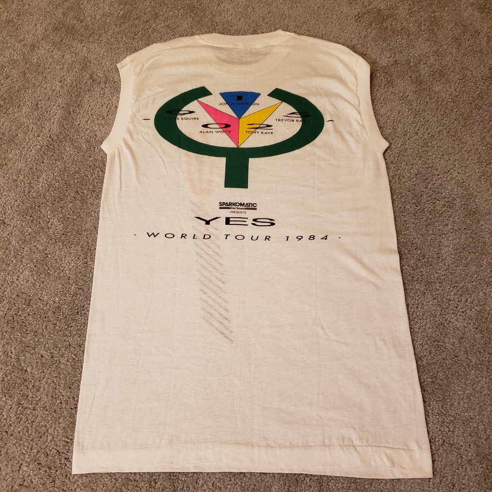 Vintage YES Concert Tour T-Shirt 1984
